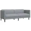 Image de Vidaxl canapé à 3 places gris clair tissu