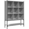 Image de Bibliothèque Sonoma Gris 102x30x141,5 Cm Bois D'ingénierie Vidaxl