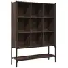 Image de Bibliothèque Chêne Marron 102x30x141,5 Cm Bois D'ingénierie Vidaxl