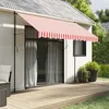 Image de vidaXL Tissu de remplacement pour auvent rouge et blanc 3x25 m polyester 367714