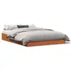 Image de Vidaxl cadre de lit sans matelas marron 160x200cm bois pin massif