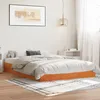 Image de Cadre De Lit Sans Matelas Cire Marron 120x190cm Bois Pin Massif Vidaxl