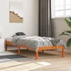 Image de Cadre De Lit Sans Matelas Cire Marron 90x190 Cm Bois Pin Massif Vidaxl
