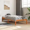 Image de Cadre De Lit Sans Matelas Cire Marron 90x200 Cm Bois Pin Massif Vidaxl