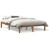 Image de vidaXL Cadre de lit cire marron 140x200 cm bois de pin massif 844857