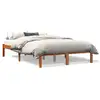 Image de Vidaxl cadre de lit sans matelas marron 140x200cm bois pin massif