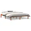 Image de Vidaxl cadre de lit sans matelas marron 160x200cm bois pin massif