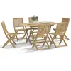 Image de Chaises De Jardin Pliantes Lot De 6 44x50x88 Cm Bois D'acacia Vidaxl