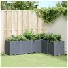Image de Jardinière gris 160x120x53 cm polypropylène