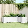 Image de vidaXL Jardinière Pot de Fleurs de Jardin Bac à Plantes de Terrasse Boîte de Plantation dExtérieur pour Légumes Herbes 367864