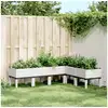 Image de Jardinière avec pieds blanc 160x120x42 cm pp