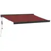 Image de Vidaxl auvent rétractable automatique bordeaux 350x250 cm