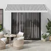 Image de vidaXL Auvent rétractable anthracite/blanc 3x25 m tissu et aluminium auvent auvent de porte auvent de jardin store 3216123