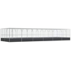 Image de Vidaxl volière avec extension argenté 1246x414x212 cm acier