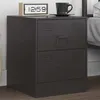 Image de vidaXL Table de chevet noir 345x39x44 cm acier table de chevet meuble de chambre table de nuit armoire table 841619