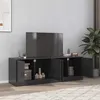 Image de vidaXL Meubles TV 2 pcs noir 67x39x44 cm acier banc TV meuble télé meuble multimédia buffet TV meuble hifi centre de 841632