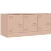 Image de Meuble Tv Rose 99x39x44 Cm Acier Vidaxl