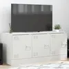 Image de Meuble Tv Blanc 99x39x44 Cm Acier Vidaxl