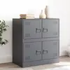 Image de Buffet Anthracite 67x39x73 Cm Acier Vidaxl