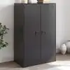 Image de Buffet Noir 67x39x107 Cm Acier Vidaxl