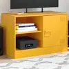Image de Meuble Tv Jaune Moutarde 67x39x44 Cm Acier Vidaxl