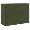 Image de Vidaxl buffet vert olive 99x39x73 cm acier