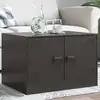 Image de Table Basse Noir 67x50x44 Cm Acier Vidaxl