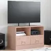 Image de Meuble Tv Rose 67x39x44 Cm Acier Vidaxl