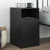 Image de Table De Chevet Noir 34,5x39x62 Cm Acier Vidaxl