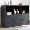 Image de vidaXL Buffet anthracite 99x39x73 cm acier 841789