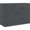 Image de Buffet Anthracite 99x39x73 Cm Acier Vidaxl