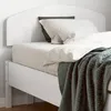 Image de Tête De Lit Blanc 75 Cm Bois Massif De Pin Vidaxl