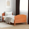 Image de Cadre De Lit Sans Matelas Cire Marron 100x200cm Bois Pin Massif Vidaxl