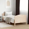 Image de Cadre De Lit Sans Matelas 90x190 Cm Bois De Pin Massif Vidaxl