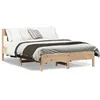Image de Cadre De Lit Sans Matelas 140x200 Cm Bois Massif De Pin Vidaxl