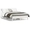 Image de vidaXL Cadre de lit sans matelas blanc 140x190 cm bois de pin massif 842663