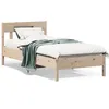 Image de vidaXL Cadre de lit sans matelas 75x190 cm bois de pin massif 842678