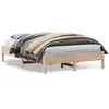 Image de Cadre De Lit Sans Matelas 150x200 Cm Bois De Pin Massif Vidaxl