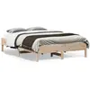 Image de Cadre De Lit Sans Matelas 140x190 Cm Bois De Pin Massif Vidaxl