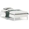 Image de Cadre De Lit Sans Matelas Blanc 90x190 Cm Bois De Pin Massif Vidaxl