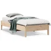 Image de Cadre De Lit Sans Matelas 75x190 Cm Bois De Pin Massif Vidaxl