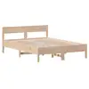 Image de Vidaxl cadre de lit sans matelas 150x200 cm bois de pin massif