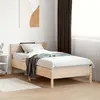 Image de Cadre De Lit Sans Matelas 75x190 Cm Bois De Pin Massif Vidaxl