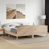 Image de Cadre De Lit Sans Matelas 200x200 Cm Bois Massif De Pin Vidaxl