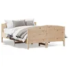 Image de vidaXL Cadre de lit sans matelas 140x190 cm bois de pin massif 3216179