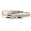 Image de vidaXL Cadre de lit sans matelas 180x200 cm bois massif de pin 3216191