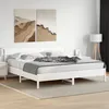 Image de Cadre De Lit Sans Matelas Blanc 200x200 Cm Bois Massif De Pin Vidaxl