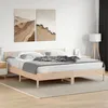 Image de vidaXL Cadre de Lit avec Tête de Lit Lit Double avec Sommier à Lattes Lit Adulte Meuble de Chambre à Coucher 180x200 cm 3216212