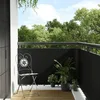 Image de vidaXL Paravent de balcon noir 300x100 cm résine tressée écran de jardin écran extérieur écran d’intimité de clôture 156297