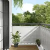 Image de Écran De Balcon Gris Clair 90x300 Cm 100% Polyester Oxford Vidaxl